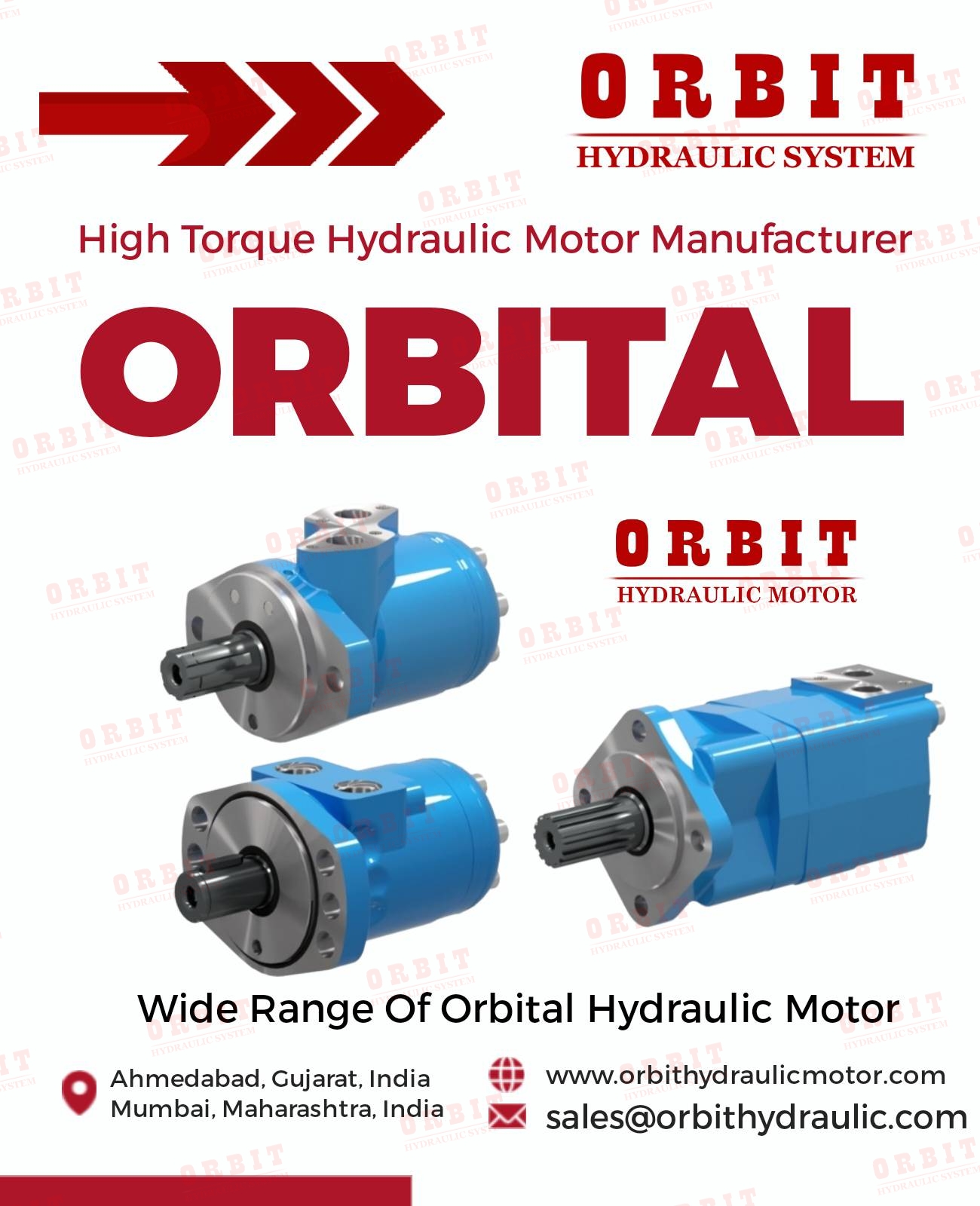 OMH-400 151H1036 White Hydraulic Motor